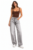 Relaxed Mid-Rise with Vintage Inspired Brown Wash