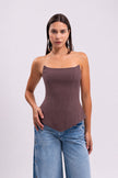 Brown Bustier