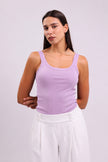 Lila Sheer Trim Tank Top
