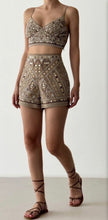Embroidered High-Waist Short
