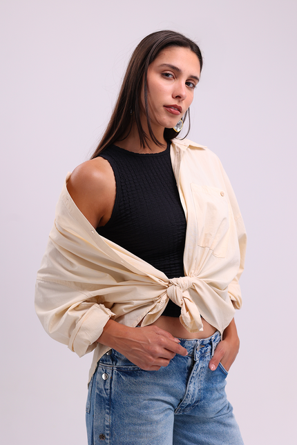 Oversized Yellow Shirt