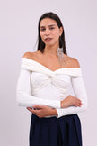 Twist Off-Shoulder Top
