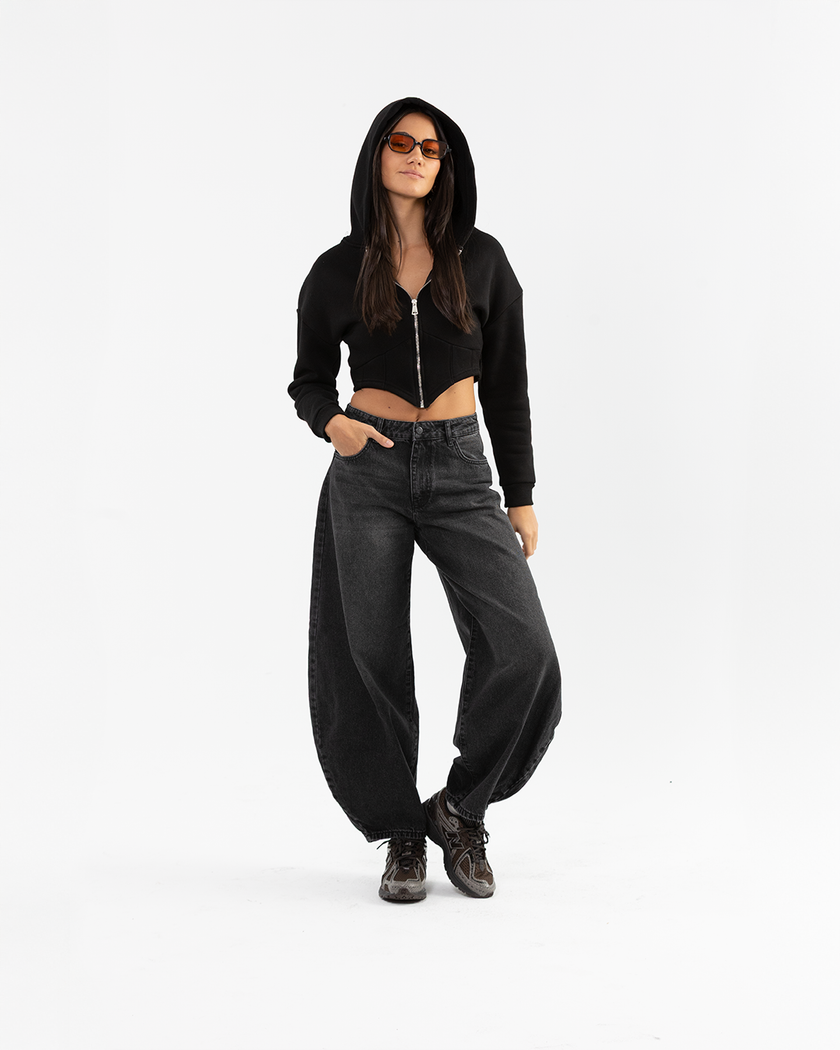 Big Air Black Denim Jeans