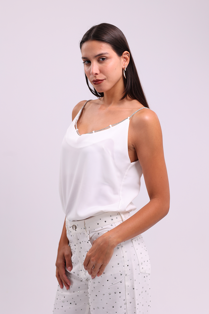 White Top with Diamond Pepe