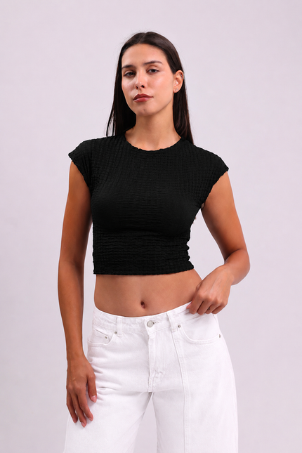 Chocolate Noir Crew Neck Top