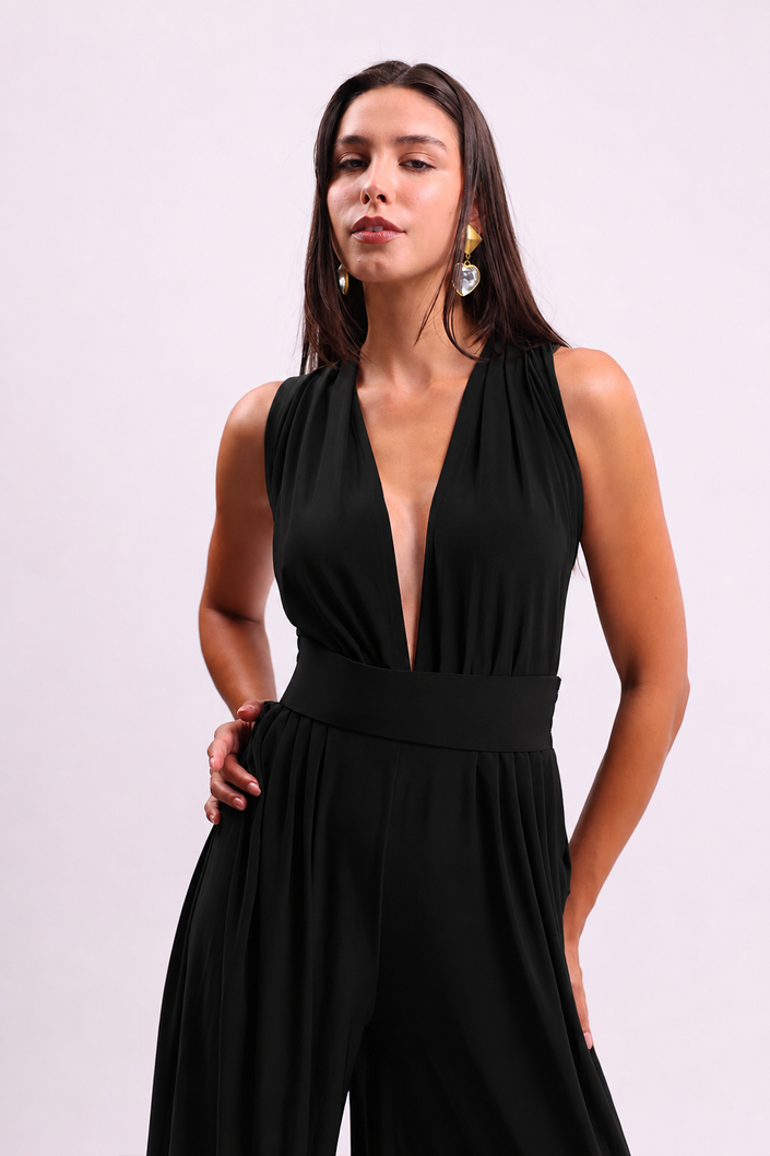 Multi-Way Black Jumpsuit