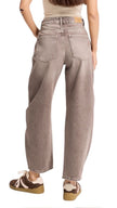 Brown Barrel Ballon Jeans