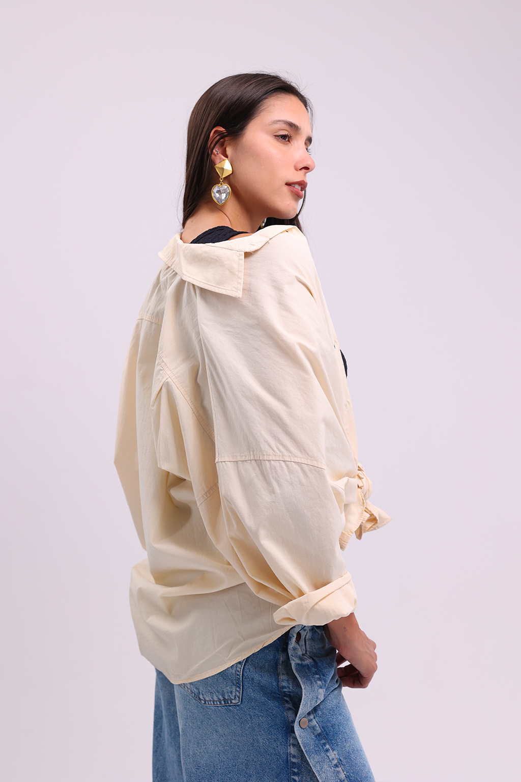 Oversized Yellow Shirt