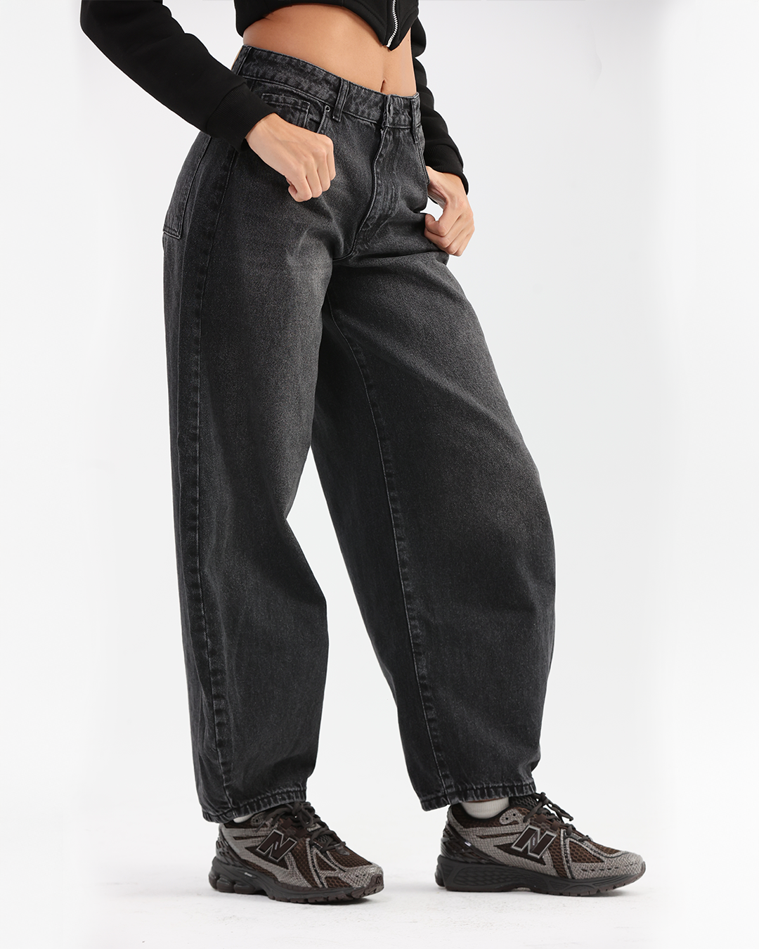 Big Air Black Denim Jeans