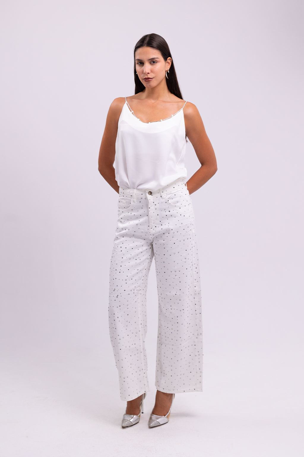 White Top with Diamond Pepe