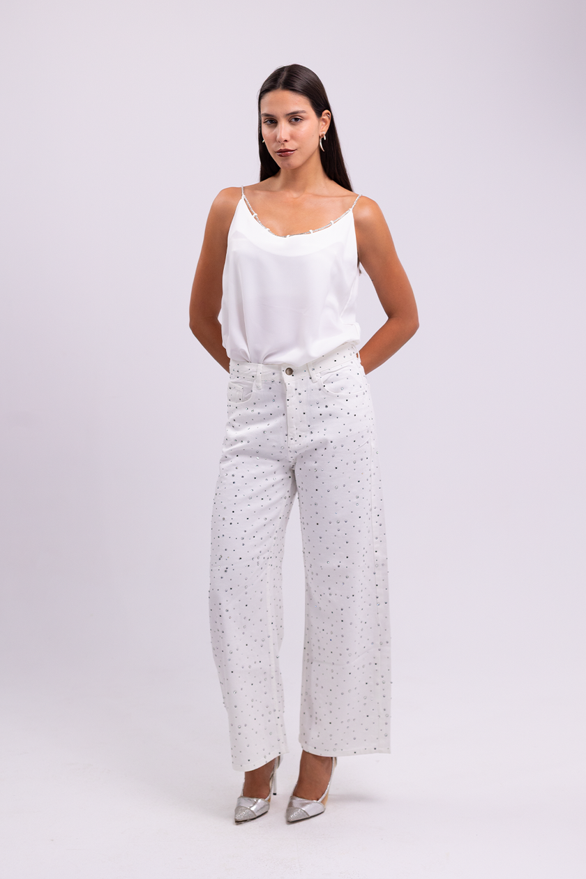 White Top with Diamond Pepe