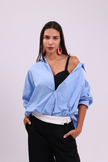 Oversized Light Blue Shirt
