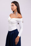 Twist Off-Shoulder Top
