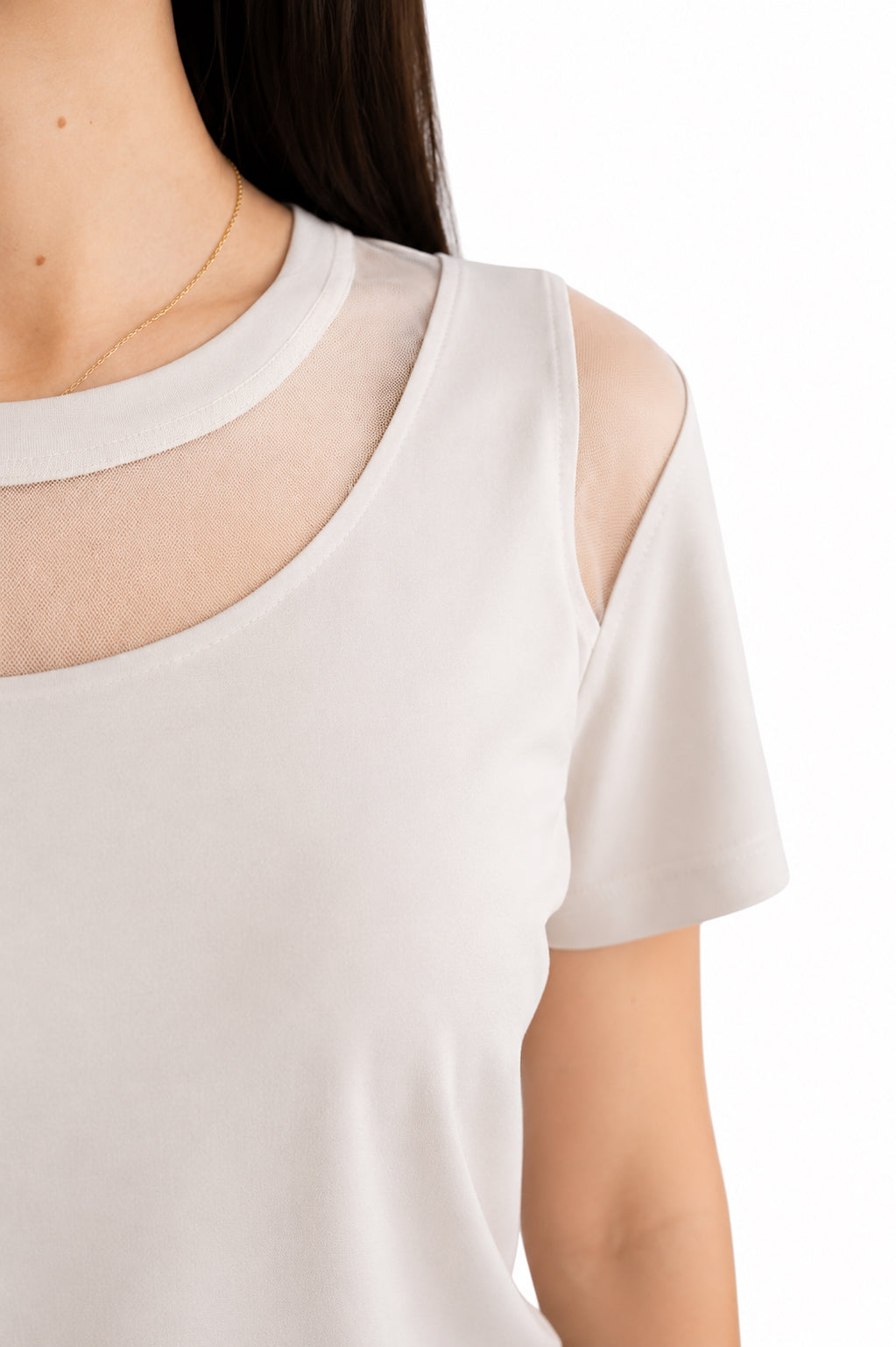 White Sheer Tee