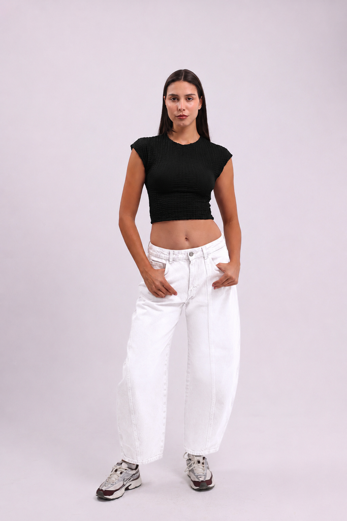Chocolate Noir Crew Neck Top