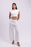 White Cap Sleeve T-Shirt