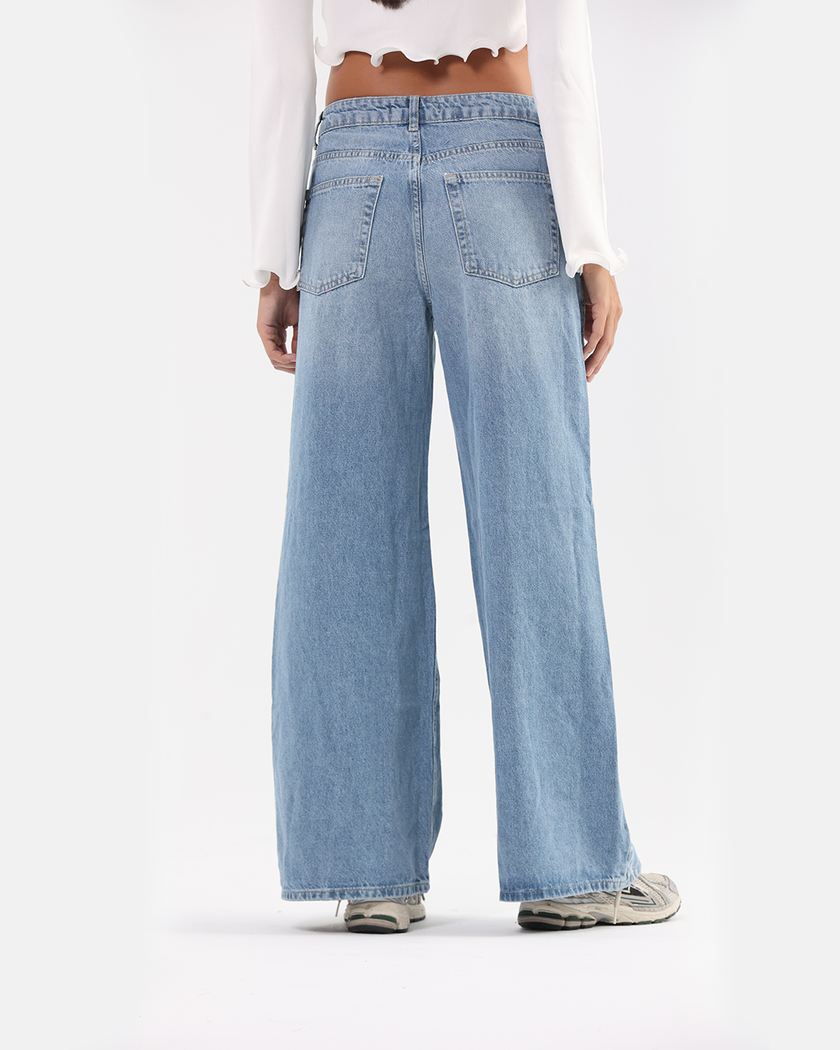 Splatter Wide-Leg jeans
