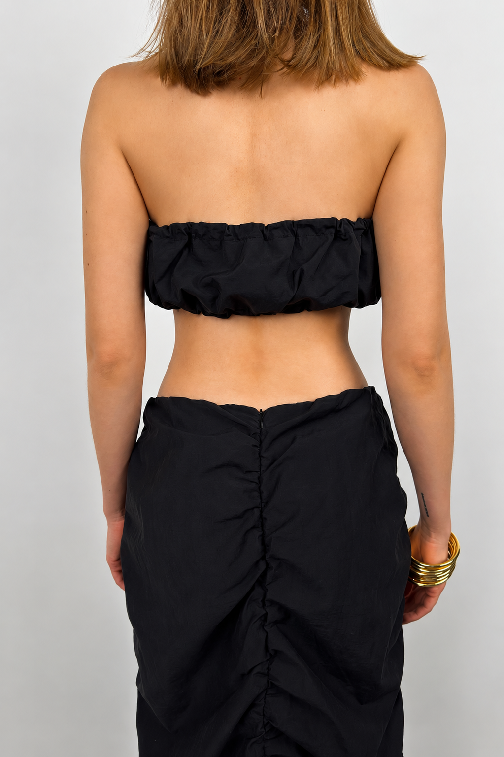 Rubber Detail Strapless