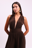 Multi-Way Brown Jumpsuit
