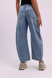 Wide Leg Barrel Balloon Jeans