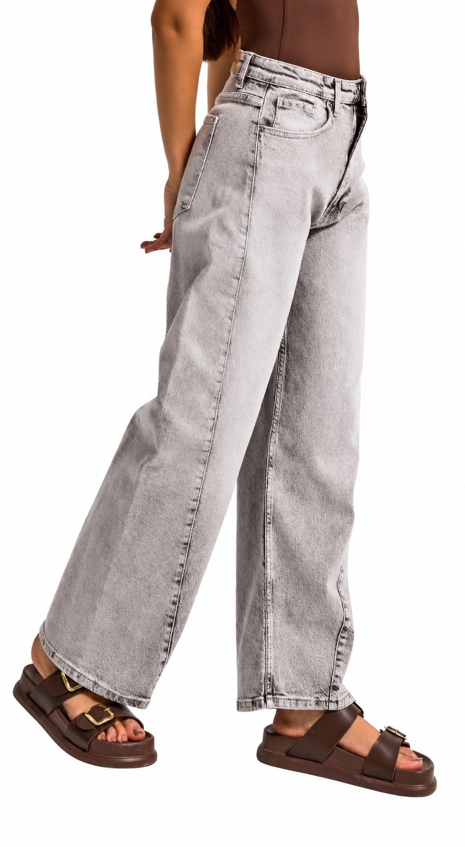 Relaxed Mid-Rise with Vintage Inspired Brown Wash