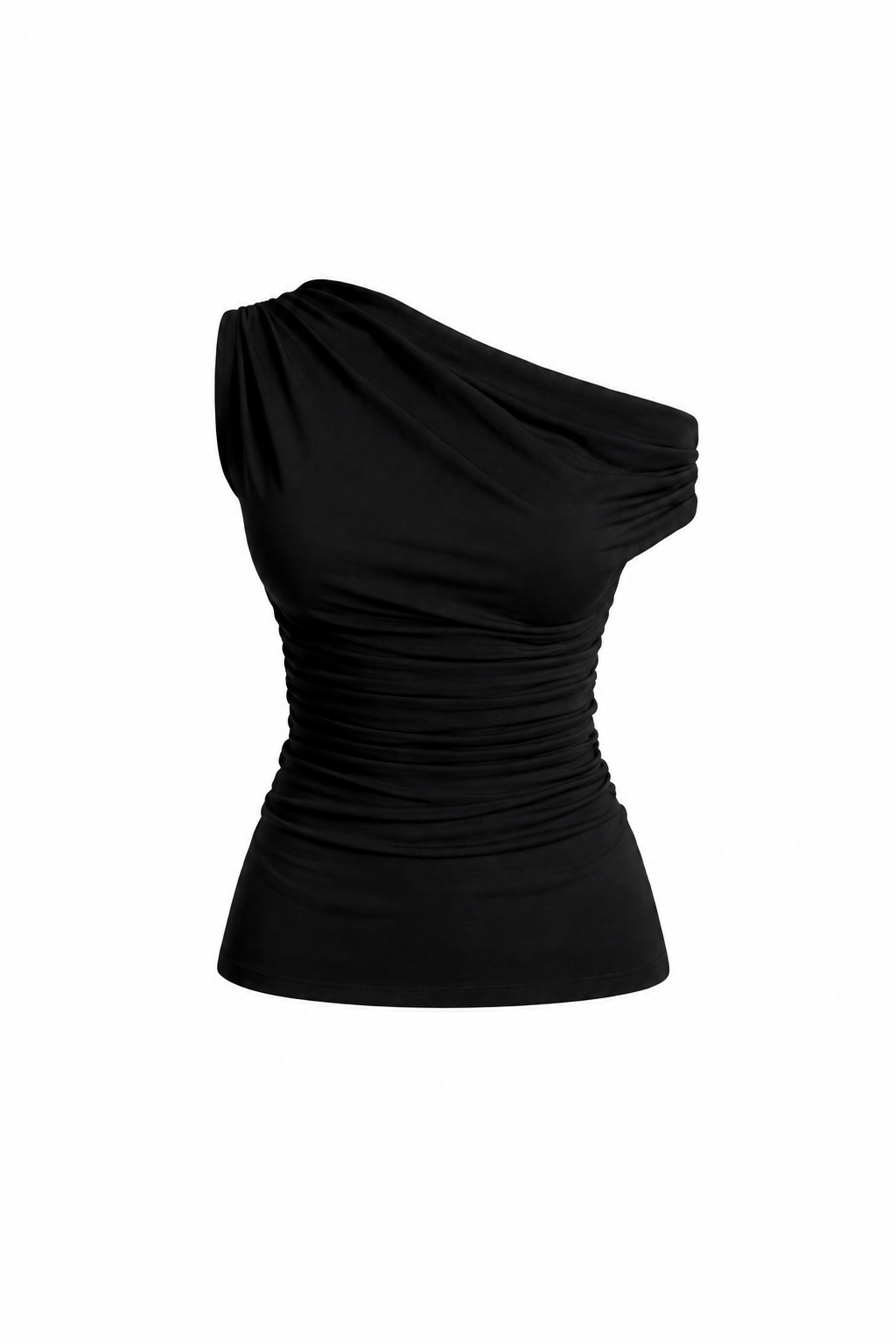 Black Asymmetrica Detailed Top