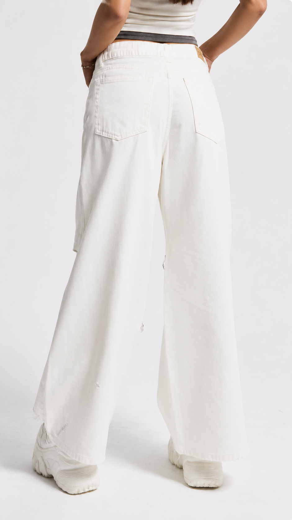 Raw Cut White Denim