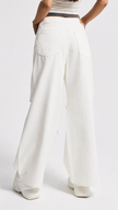 Raw Cut White Denim