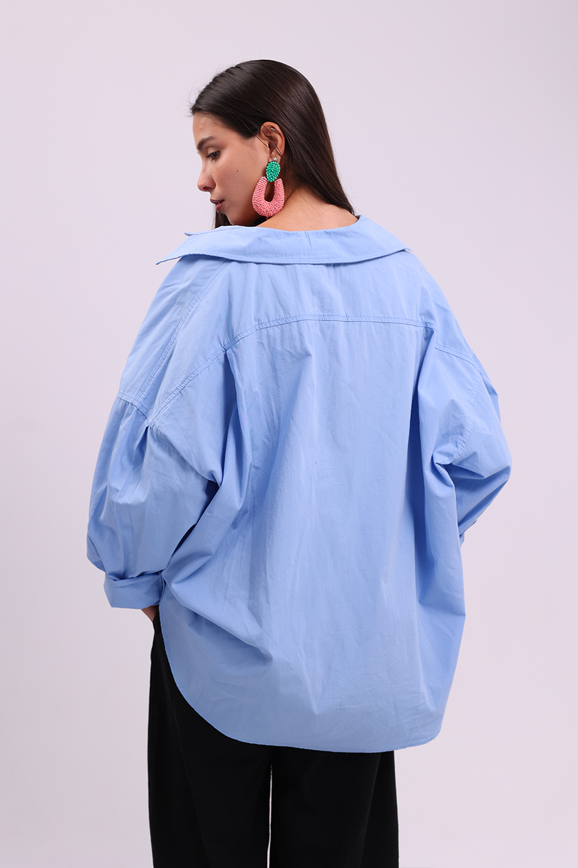 Oversized Light Blue Shirt