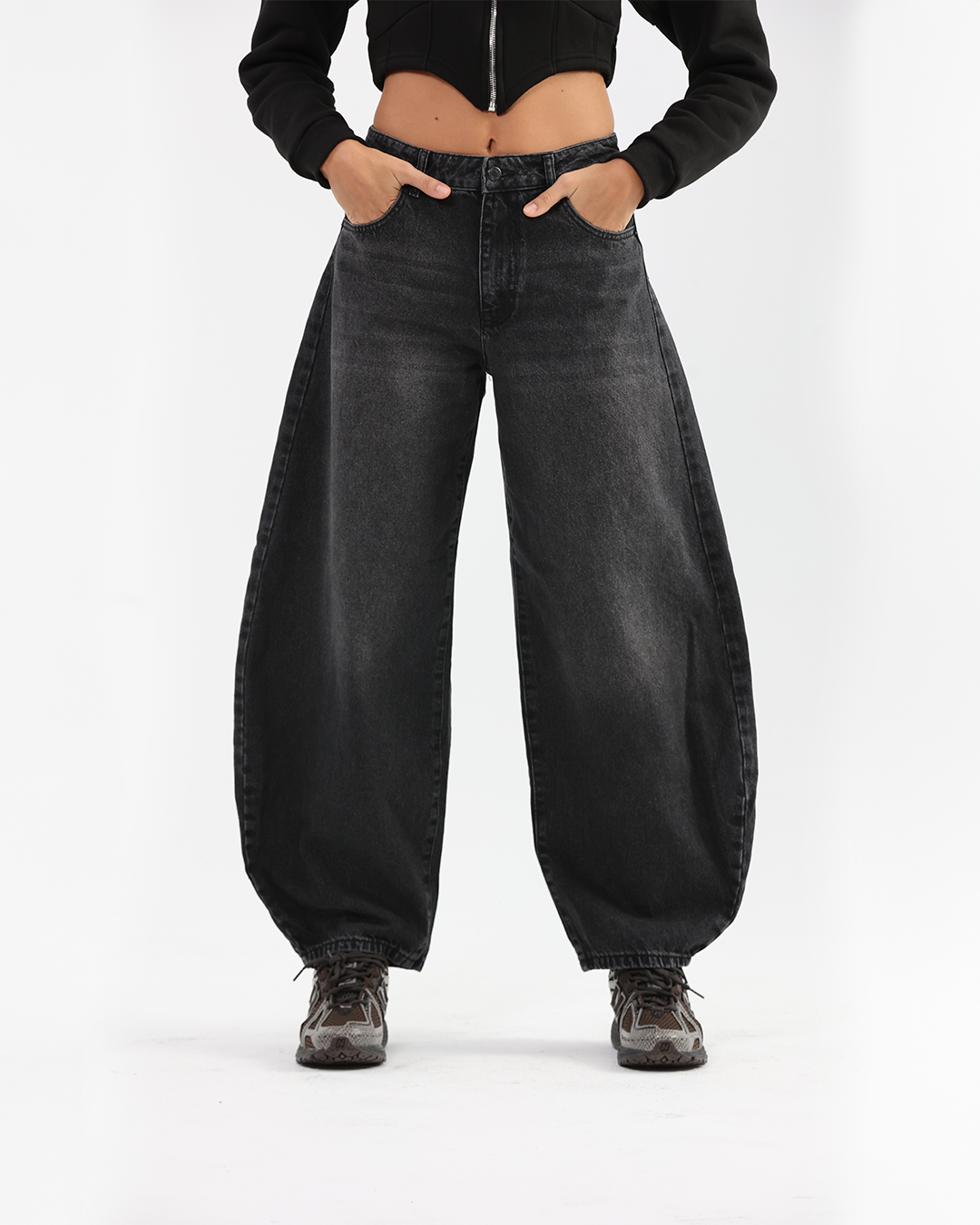 Big Air Black Denim Jeans