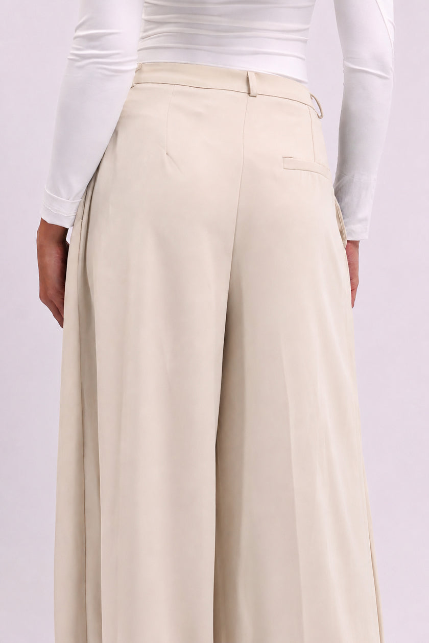 Off-White Pleasted Palazzo Pants