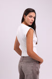 Accessory Detail Blouse White