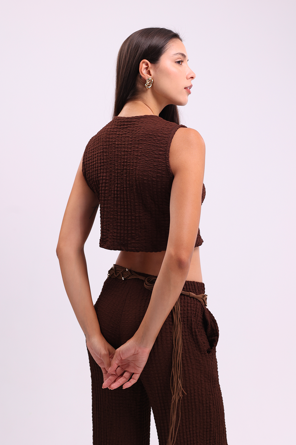 Brown Waffle Set