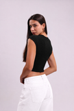 Chocolate Noir Crew Neck Top