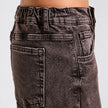 Washed Coffee Denim Jeans