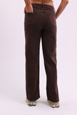 Studded Detail Brown Jeans