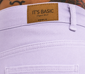 Lilac Mid Rise Wide Leg