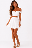 Pleated Mini Skirt with Built-in Shorts
