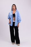 Oversized Light Blue Shirt