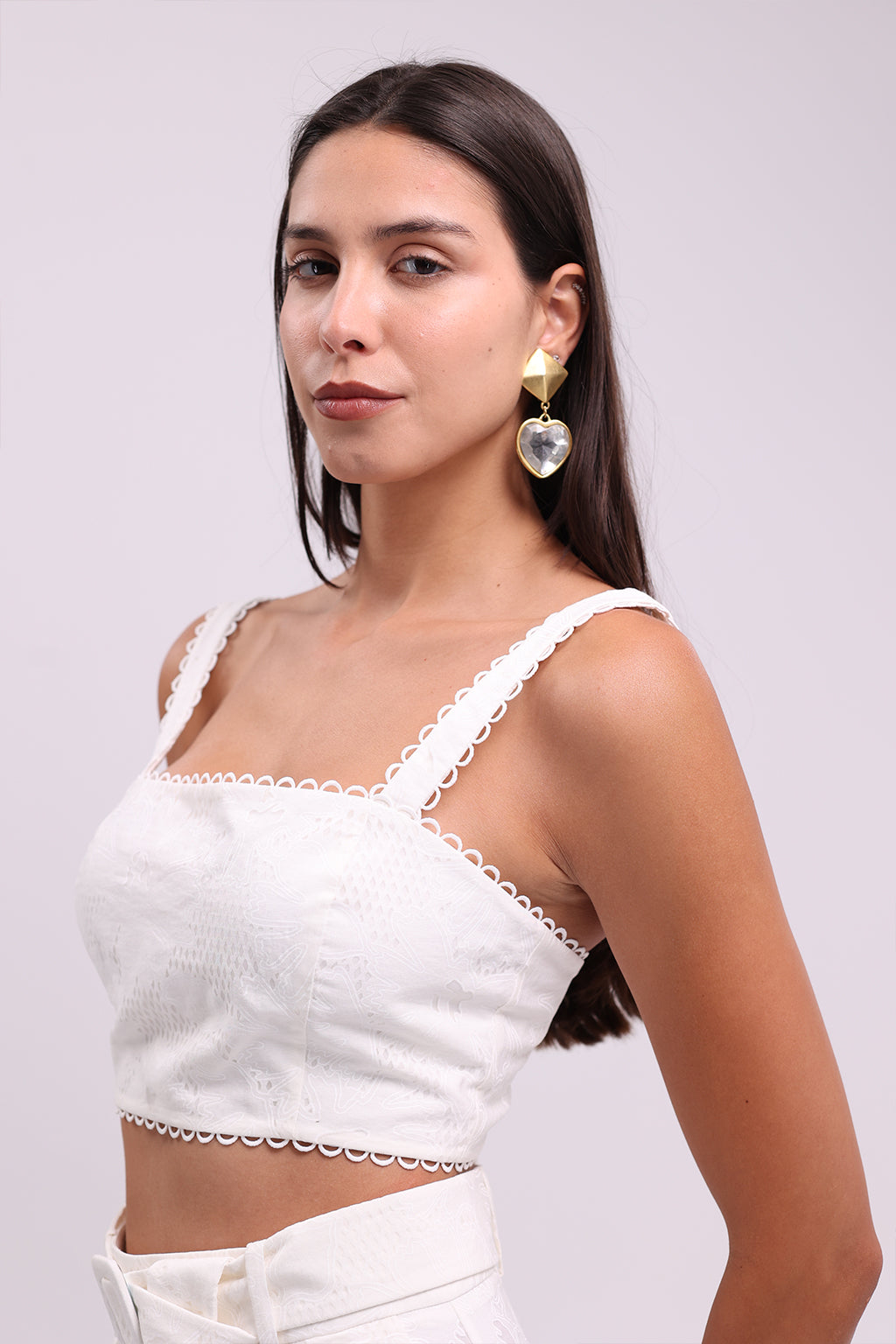 White Broderie Set