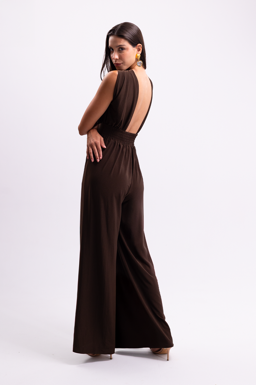 Multi-Way Brown Jumpsuit