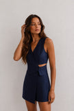 Pin Stripe Skort Set