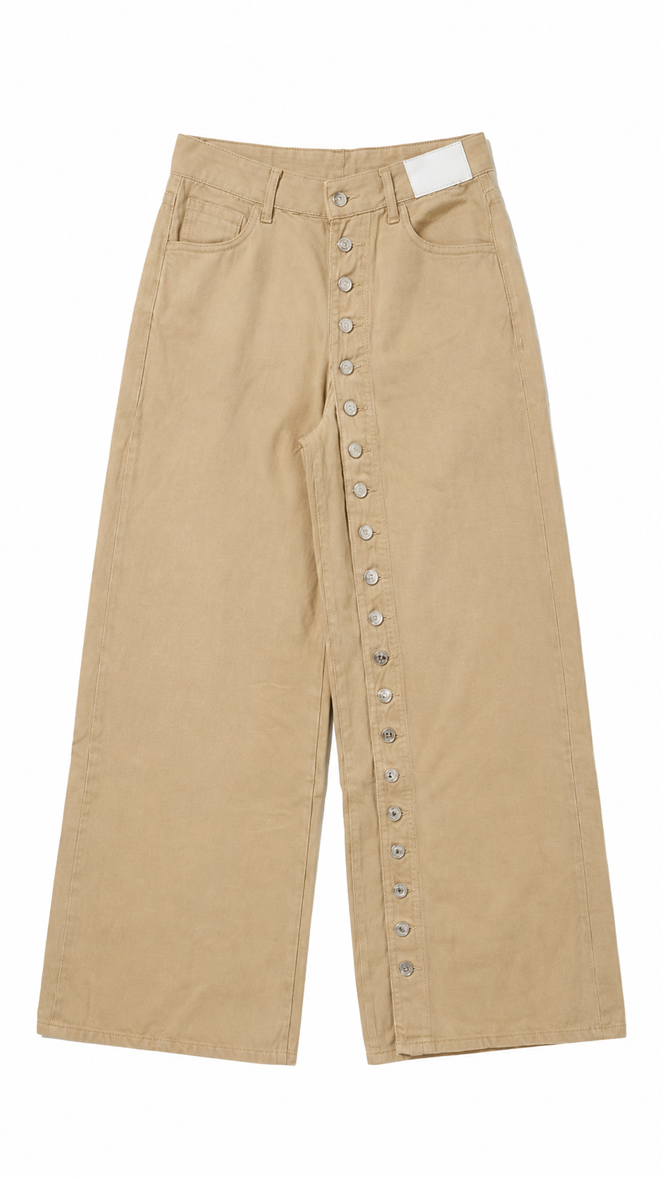 Denim with Full-Front Button Detail