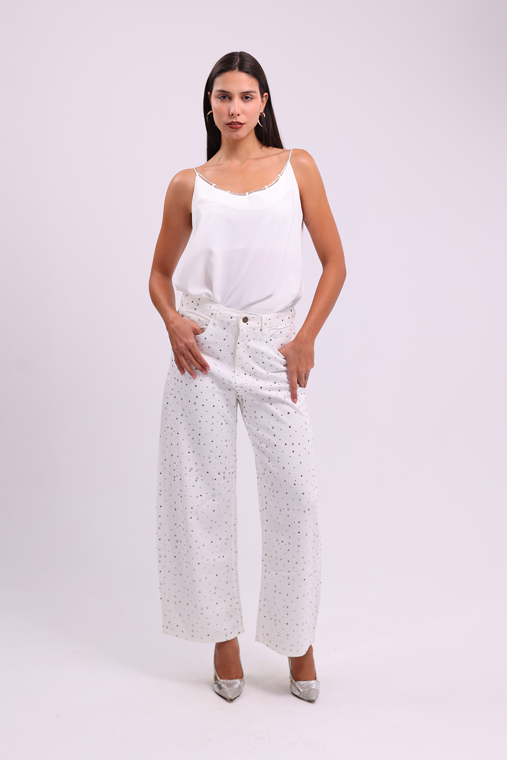 White Top with Diamond Pepe