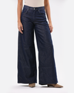 Midnight Gold Wide-Leg Jeans