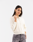 Double-Zip Ivory Knot Jacket